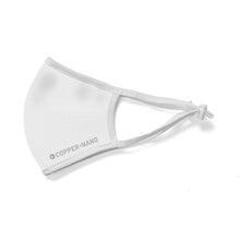 Load image into Gallery viewer, Lightweight Copper-Nano Face Mask (2 Pack with Bag) - White

