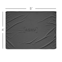 Load image into Gallery viewer, 0251. Heavyweight French Terry Blanket - Washed Black

