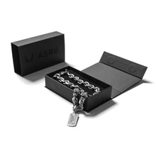 Load image into Gallery viewer, Bold Chain Necklace with Dog Tag - Stainless Steel
